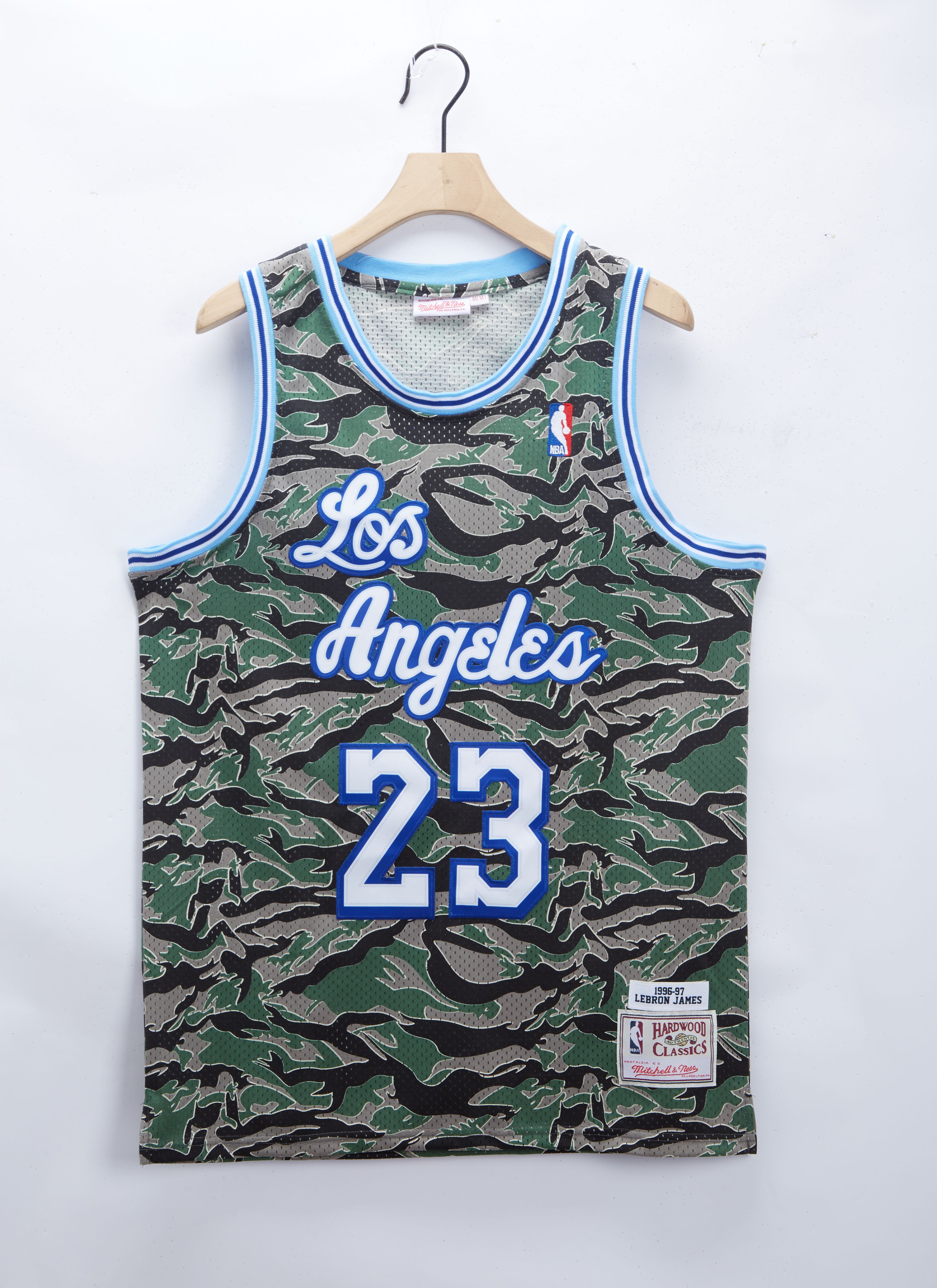 Men Los Angeles Lakers 23 James Camo 2021 Game NBA Jersey